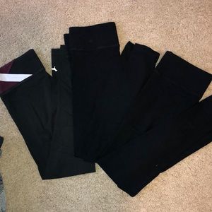 Bundle of 3 cotton VS PINK leggings